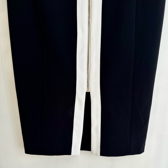 Tommy Hilfiger Colorblock Zip Front Sheath Dress - Picture 3 of 5